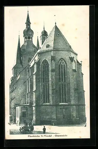 AK St. Wendel, Pfarrkirche, Choransicht