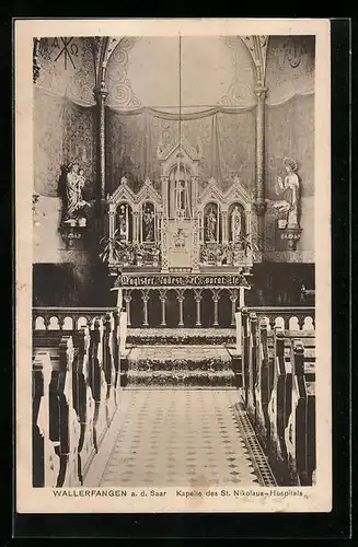 AK Wallerfangen /Saar, Kapelle des St. Nikolaus-Hospitals