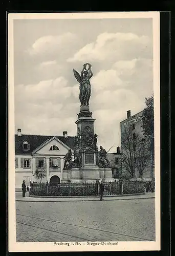 AK Freiburg i. Br., Sieges-Denkmal