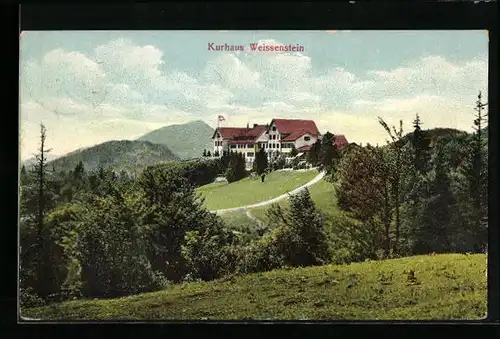 AK Weissenstein, Ansicht vom Gasthaus Kurhaus