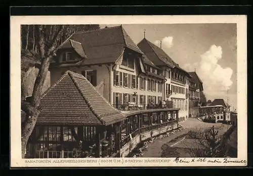 AK Hägendorf, Sanatorium Allerheiligenberg