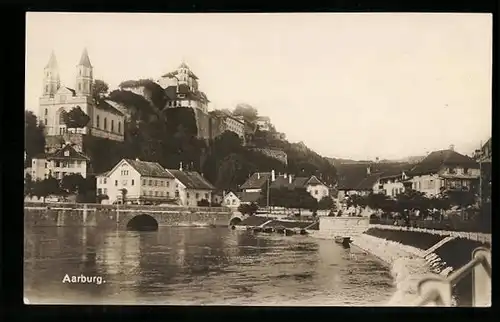 AK Aarburg, Blick zum Ort