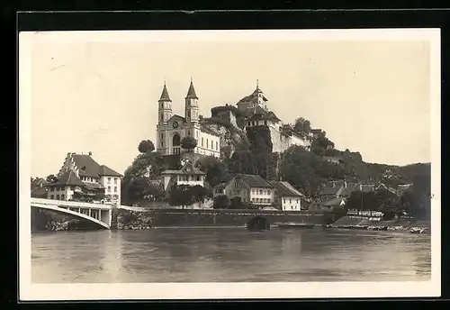 AK Aarburg, Ansicht vom Wasser aus