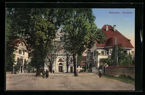AK Mariastein, Blick auf den Kirchplatz
