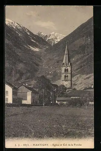 AK Martigny, Eglise et Col de la Forclaz