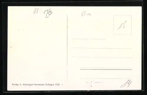 AK Zofingen, Teilansicht vom Heiternplatz aus
