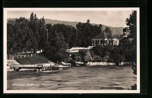 AK Rheinfelden, Schifflände und Kapuzinerquelle