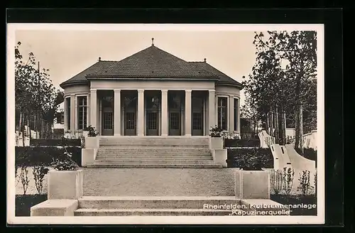 AK Rheinfelden, Kurbrunnenanlage Kapuzinerquelle