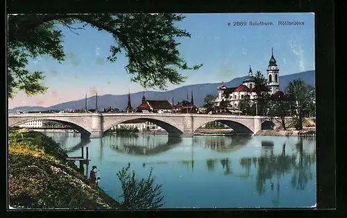 AK Solothurn, Partie an der Rotibrücke