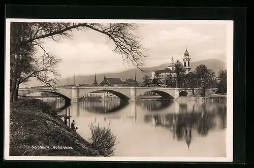 AK Solothurn, Partie an der Rötibrücke