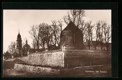 AK Solothurn, Blick auf die Bastion