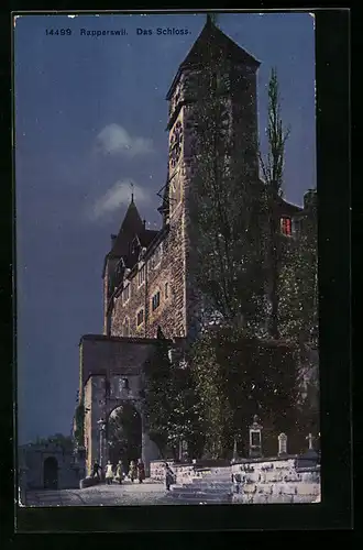 AK Rapperswil, Blick auf das Schloss