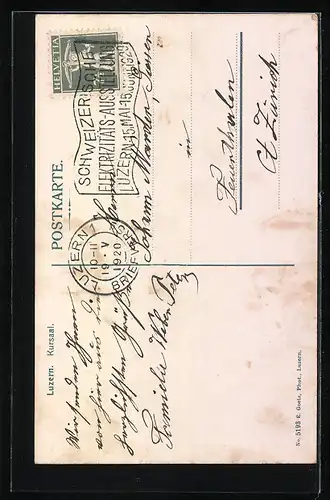 AK Luzern, Partie am Kursaal