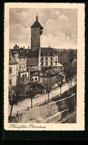 AK Rheinfelden, Partie am Obertorturm