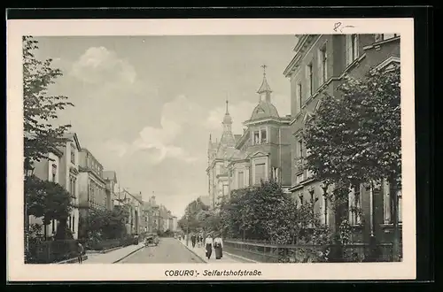 AK Coburg, Blick in die Seifartshofstrasse