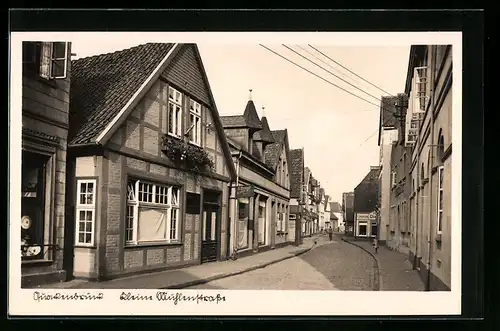AK Quakenbrück, Partie in der Kleinen Mühlenstrasse
