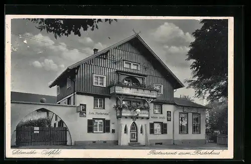 AK Letmathe-Ostfeld, Restaurant zum Försterhaus, Inh.: Wilh. Schulte