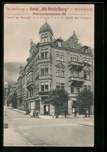 AK Heidelberg, Hotel Alt-Heidelberg, Rohrbacherstrasse 29