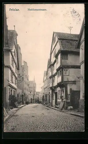 AK Fritzlar, Partie in der Haddamarstrasse