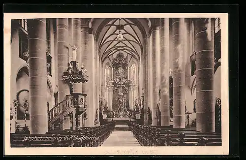 AK Iphofen, Inneres der Stadtkirche