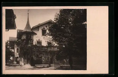 AK Oberammergau, Villa Anton Lang