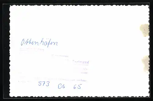 AK Ottenhöfen, Ortsansicht mit Blick auf die Kirche