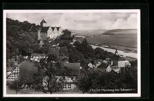 AK Schweinfurt a. M., Schloss Mainberg und der Ort