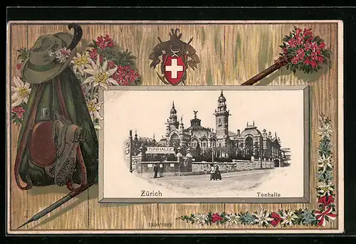 AK Zürich, Partie an der Tonhalle