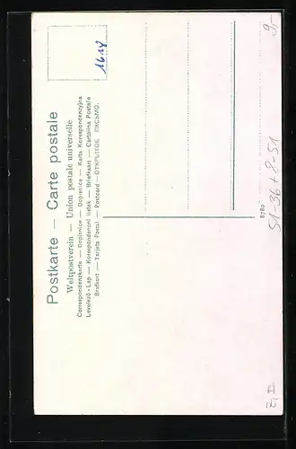 AK Türkischer Händler an der Tür einer Dame