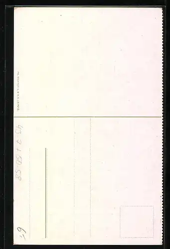 Künstler-AK Barfusstänzerin mit einer Schlange