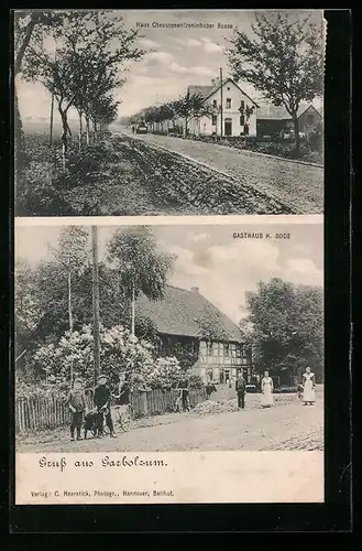 AK Garbolzum, Gasthaus H. Bode, Haus Busse