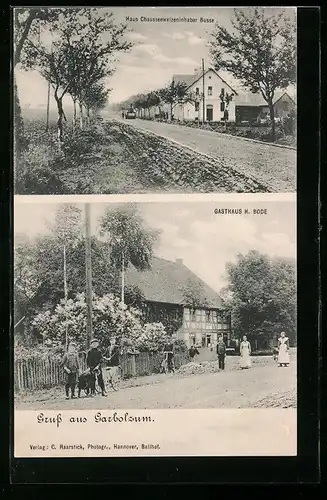 AK Garbolzum, Gasthaus H. Bode, Haus Busse