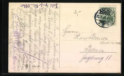 AK Zwei Reitpferde hinter einem Zaun