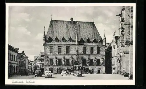 AK Osnabrück, Blick auf das Rathaus