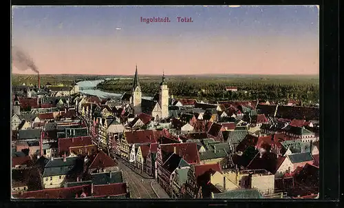 AK Ingolstadt, Blick auf die Altstadt