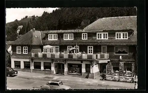 AK Willingen /Hochsauerland, Blick auf Cafe Volke