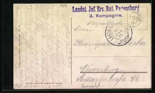 AK Grafenwöhr /Opf., Partie am Stadtweiher