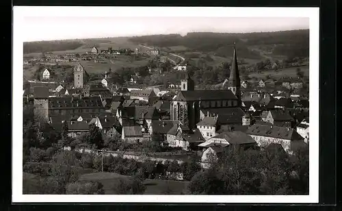 AK Münnerstadt /Ufr., Kirche im Zentrum
