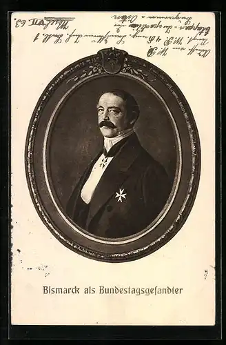 AK Otto von Bismarck als Bundesratsbevollmächtigter
