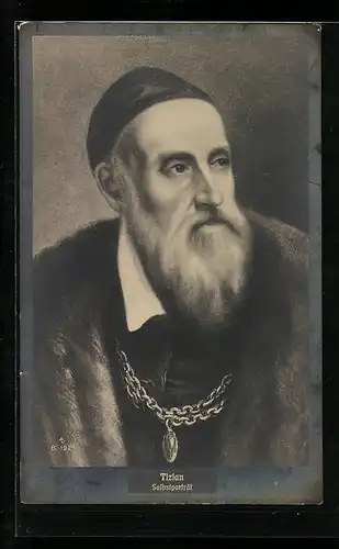 AK Selbstportrait des Malers Tizian