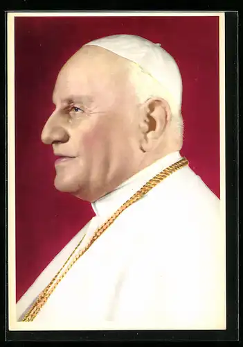 AK Johannes XXIII., Portrait des Papstes