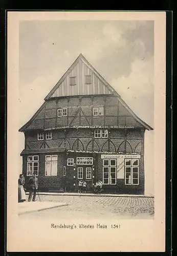 AK Rendsburg, Gasthaus z. Ausspann