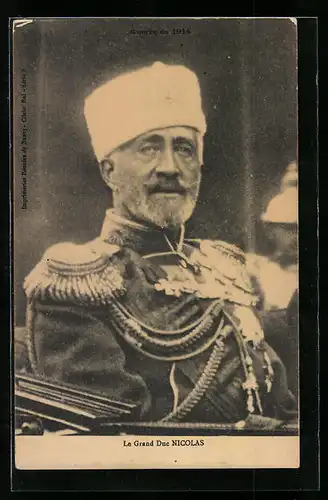 AK Le Grand Duc Nicolas, von Russland