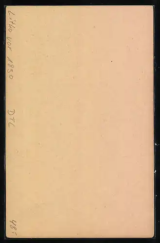 Lithographie Bornhagen, Hanstein, Teilansicht, Litho vor 1890
