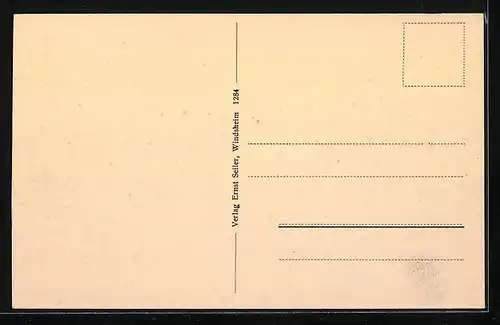 AK Windsheim, Partie am Marktplatz
