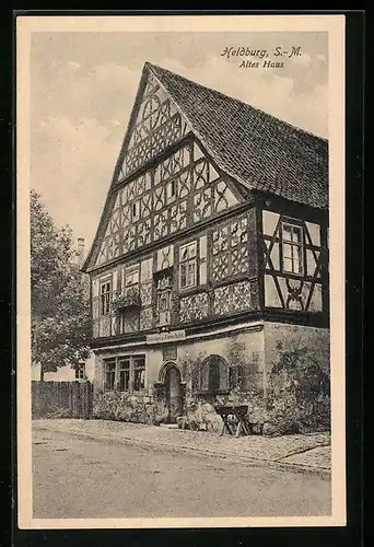 AK Heldburg, Blick zum Alten Haus