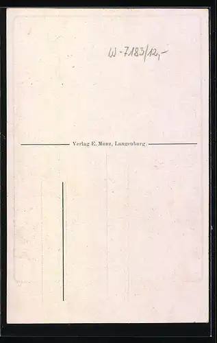 AK Langenburg, Teilansicht mit Torbogen