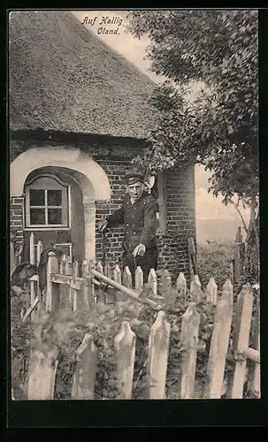 AK Oland, Blick auf ein Wohnhaus