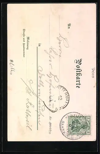 Lithographie Stuttgart, Eberhards-Gruppe in den oberen Anlagen, Der reichste Fürst