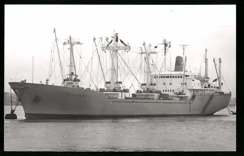 Fotografie Schiff Hornmeer vor Anker liegend